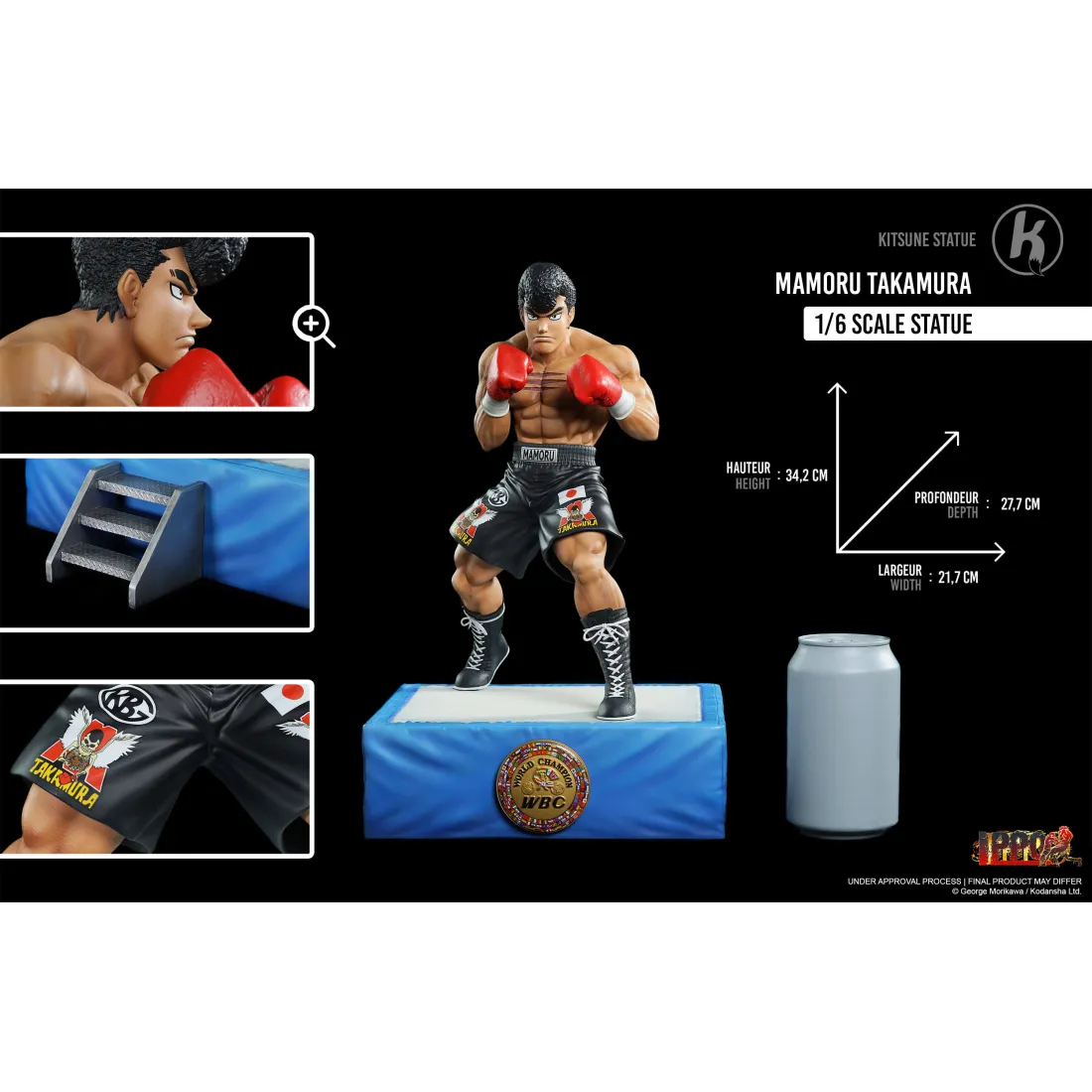 Hajime No Ippo - Figurine Mamoru Takamura PRÉCOMMANDE 15 Hajime No Ippo - Figurine Mamoru Takamura PRÉCOMMANDE – Image 13