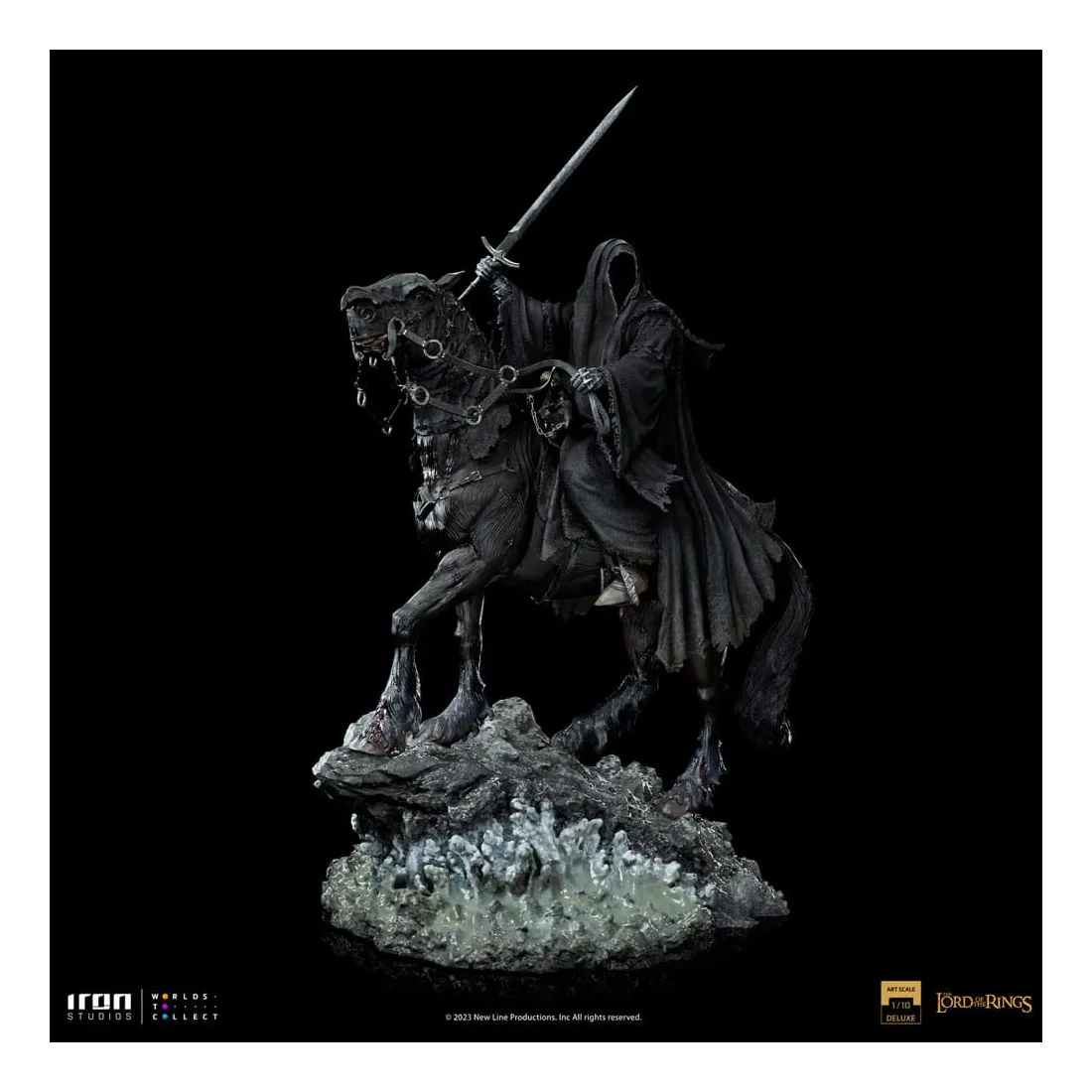 Le Seigneur Des Anneaux - Art Scale 1/10 - Figurine Nazgul On Horse Deluxe PRÉCOMMANDE 4 Le Seigneur Des Anneaux - Art Scale 1/10 - Figurine Nazgul On Horse Deluxe PRÉCOMMANDE – Image 2