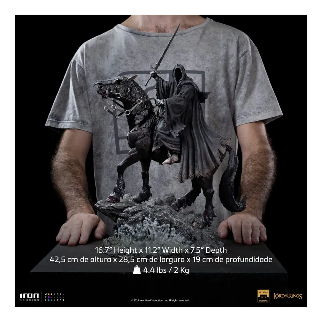 Le Seigneur Des Anneaux - Art Scale 1/10 - Figurine Nazgul On Horse Deluxe PRÉCOMMANDE 18 Le Seigneur Des Anneaux - Art Scale 1/10 - Figurine Nazgul On Horse Deluxe PRÉCOMMANDE – Image 16