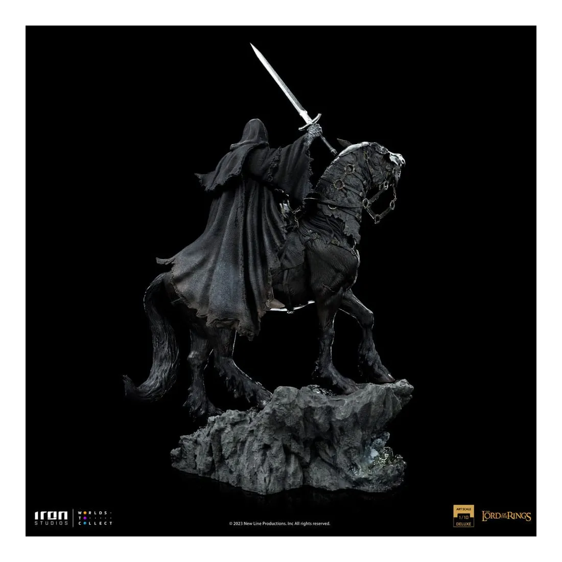 Le Seigneur Des Anneaux - Art Scale 1/10 - Figurine Nazgul On Horse Deluxe PRÉCOMMANDE 6 Le Seigneur Des Anneaux - Art Scale 1/10 - Figurine Nazgul On Horse Deluxe PRÉCOMMANDE – Image 4