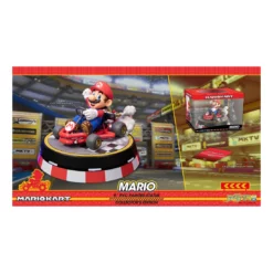 First 4 Figures Mario Kart - Figurine Mario Collector Edition PRÉCOMMANDE -YUGEN COLLECTIBLES Soldes mario kart figurine mario collector edition 18