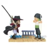 BANPRESTO One Piece - WCF Log Stories - Figurine Roronoa Zoro Vs. Dracule Mihawks PRÉCOMMANDE -YUGEN COLLECTIBLES Soldes one piece wcf log stories figurine roronoa zoro vs dracule mihawks