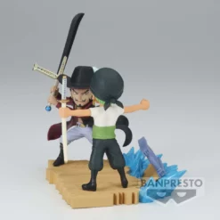 BANPRESTO One Piece - WCF Log Stories - Figurine Roronoa Zoro Vs. Dracule Mihawks PRÉCOMMANDE -YUGEN COLLECTIBLES Soldes one piece wcf log stories figurine roronoa zoro vs dracule mihawks 3