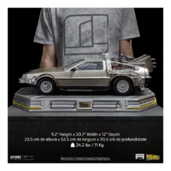 Retour Vers Le Futur - Art Scale 1/10 - Figurine DeLorean PRÉCOMMANDE -YUGEN COLLECTIBLES Soldes retour vers le futur art scale 110 figurine delorean 11