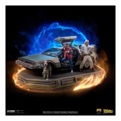 Retour Vers Le Futur - Art Scale 1/10 - Figurine DeLorean Full Set Deluxe PRÉCOMMANDE -YUGEN COLLECTIBLES Soldes retour vers le futur art scale 110 figurine delorean full set deluxe 11