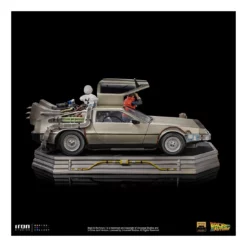 Retour Vers Le Futur - Art Scale 1/10 - Figurine DeLorean Full Set Deluxe PRÉCOMMANDE -YUGEN COLLECTIBLES Soldes retour vers le futur art scale 110 figurine delorean full set deluxe 3