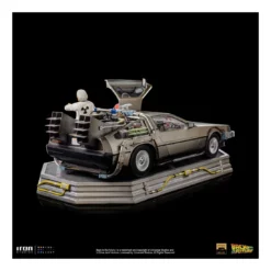 Retour Vers Le Futur - Art Scale 1/10 - Figurine DeLorean Full Set Deluxe PRÉCOMMANDE -YUGEN COLLECTIBLES Soldes retour vers le futur art scale 110 figurine delorean full set deluxe 4