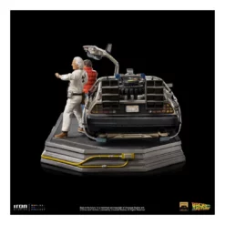 Retour Vers Le Futur - Art Scale 1/10 - Figurine DeLorean Full Set Deluxe PRÉCOMMANDE -YUGEN COLLECTIBLES Soldes retour vers le futur art scale 110 figurine delorean full set deluxe 5