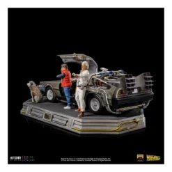 Retour Vers Le Futur - Art Scale 1/10 - Figurine DeLorean Full Set Deluxe PRÉCOMMANDE -YUGEN COLLECTIBLES Soldes retour vers le futur art scale 110 figurine delorean full set deluxe 6