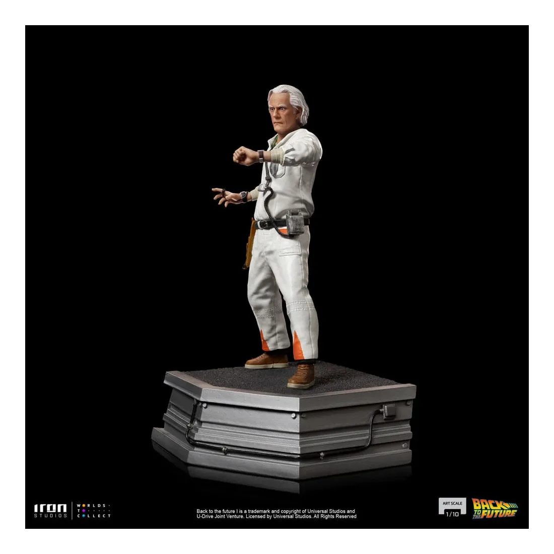 Retour Vers Le Futur - Art Scale 1/10 - Figurine Doc Brown PRÉCOMMANDE 4 Retour Vers Le Futur - Art Scale 1/10 - Figurine Doc Brown PRÉCOMMANDE – Image 2
