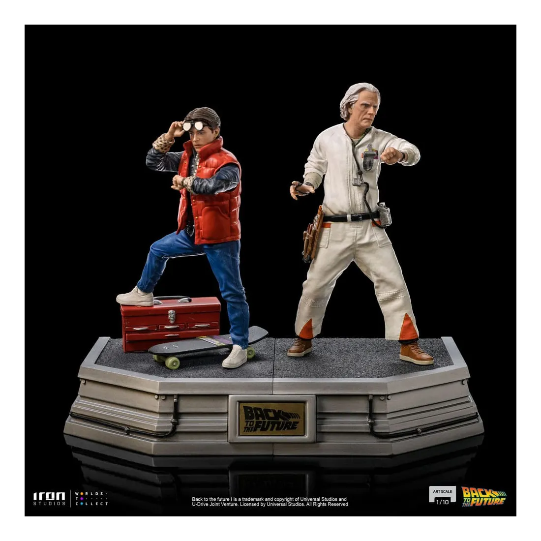 Retour Vers Le Futur - Art Scale 1/10 - Figurine Doc Brown PRÉCOMMANDE 16 Retour Vers Le Futur - Art Scale 1/10 - Figurine Doc Brown PRÉCOMMANDE – Image 14