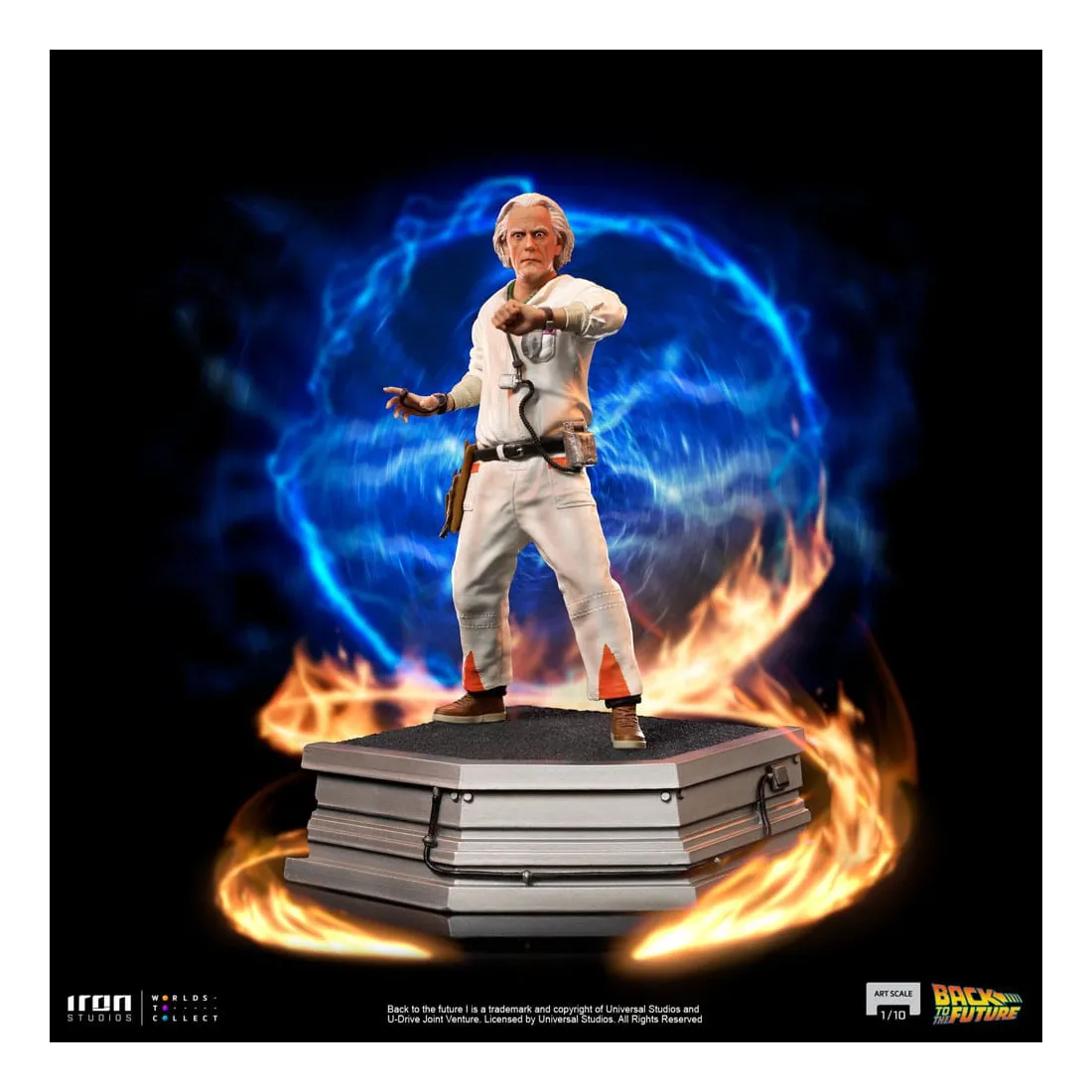 Retour Vers Le Futur - Art Scale 1/10 - Figurine Doc Brown PRÉCOMMANDE 17 Retour Vers Le Futur - Art Scale 1/10 - Figurine Doc Brown PRÉCOMMANDE – Image 15