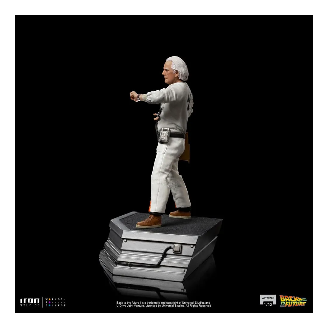 Retour Vers Le Futur - Art Scale 1/10 - Figurine Doc Brown PRÉCOMMANDE 5 Retour Vers Le Futur - Art Scale 1/10 - Figurine Doc Brown PRÉCOMMANDE – Image 3