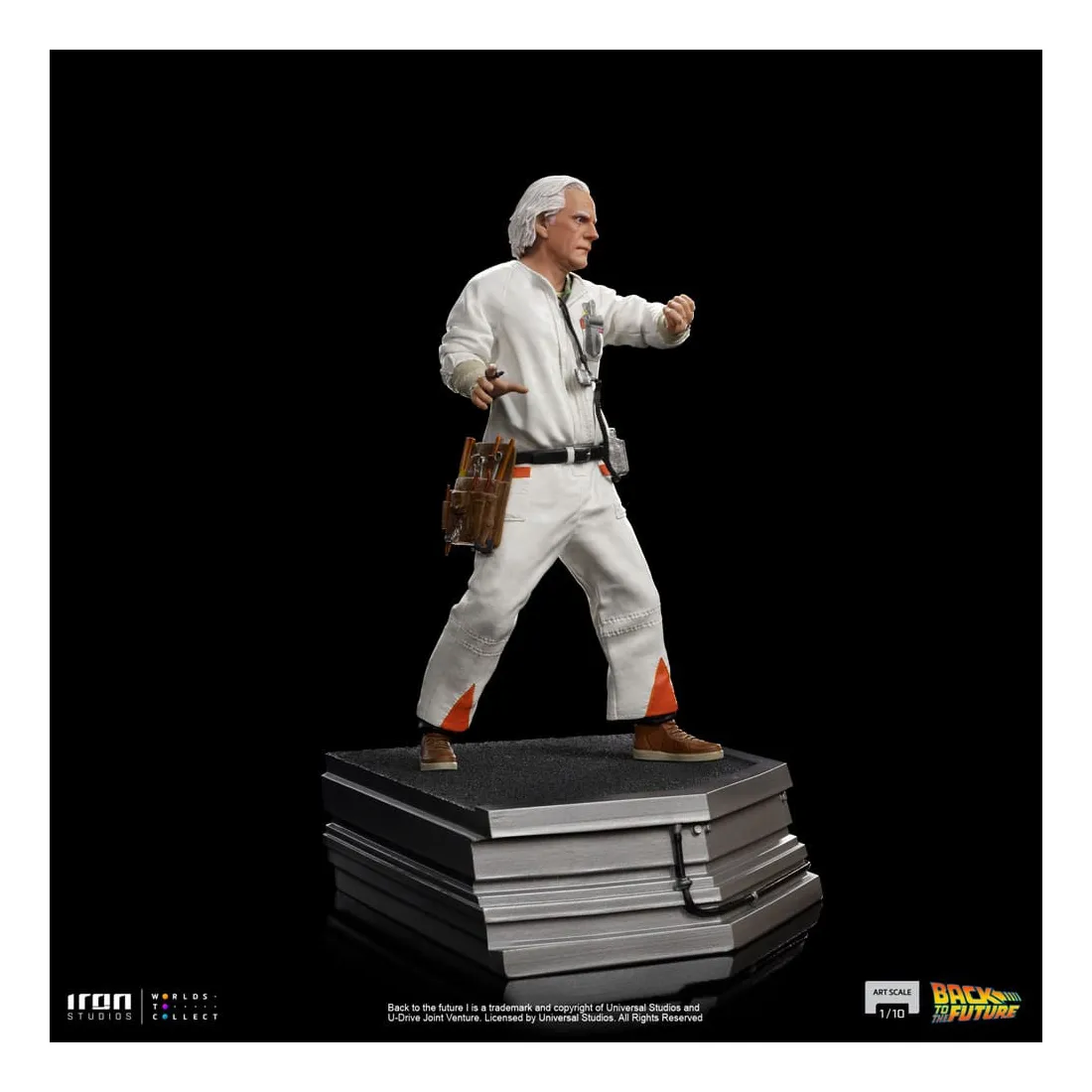 Retour Vers Le Futur - Art Scale 1/10 - Figurine Doc Brown PRÉCOMMANDE 7 Retour Vers Le Futur - Art Scale 1/10 - Figurine Doc Brown PRÉCOMMANDE – Image 5