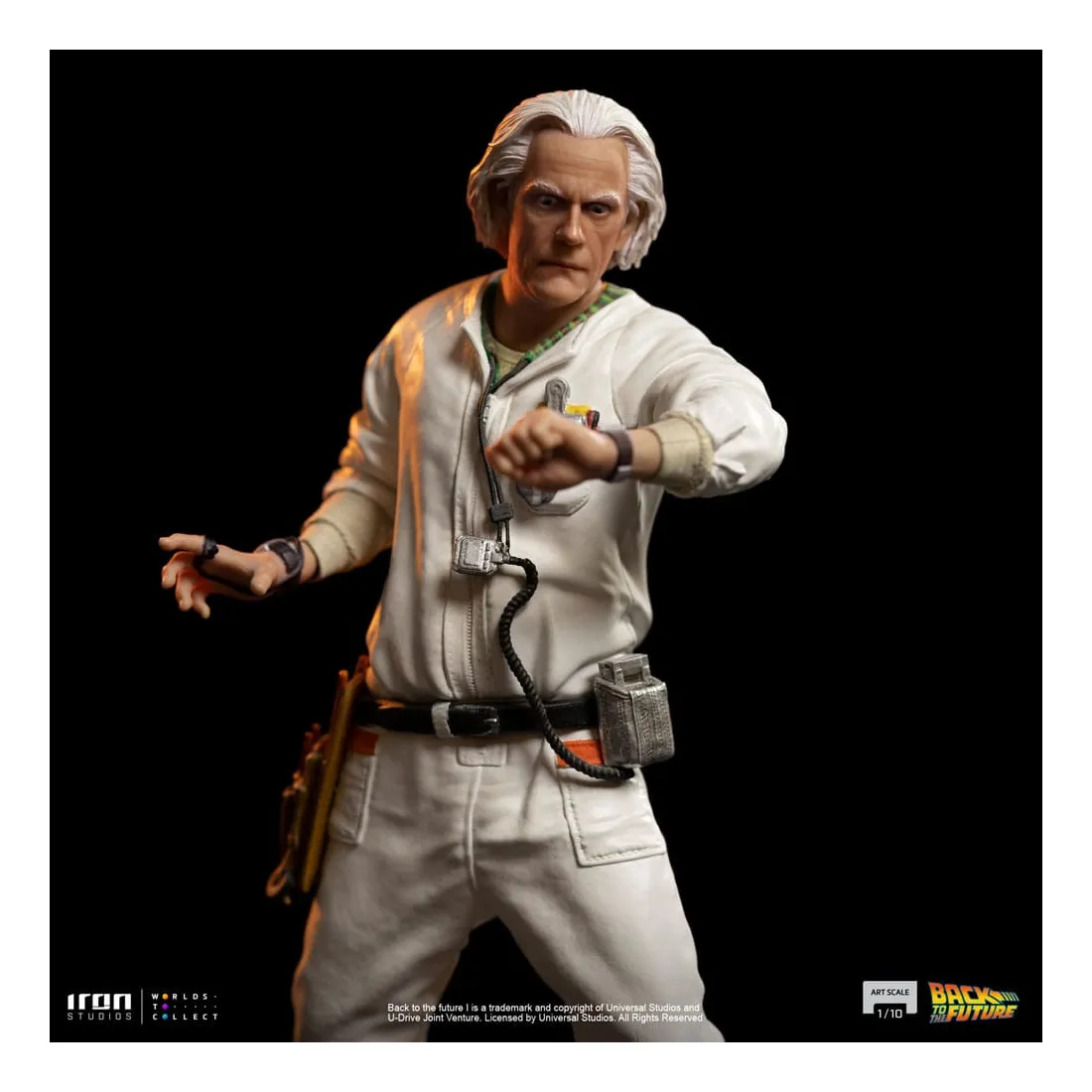 Retour Vers Le Futur - Art Scale 1/10 - Figurine Doc Brown PRÉCOMMANDE 9 Retour Vers Le Futur - Art Scale 1/10 - Figurine Doc Brown PRÉCOMMANDE – Image 7