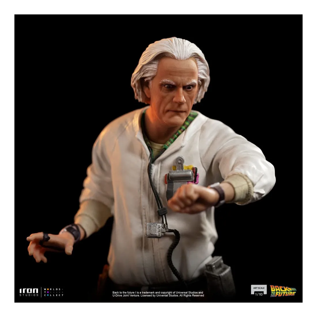 Retour Vers Le Futur - Art Scale 1/10 - Figurine Doc Brown PRÉCOMMANDE 11 Retour Vers Le Futur - Art Scale 1/10 - Figurine Doc Brown PRÉCOMMANDE – Image 9