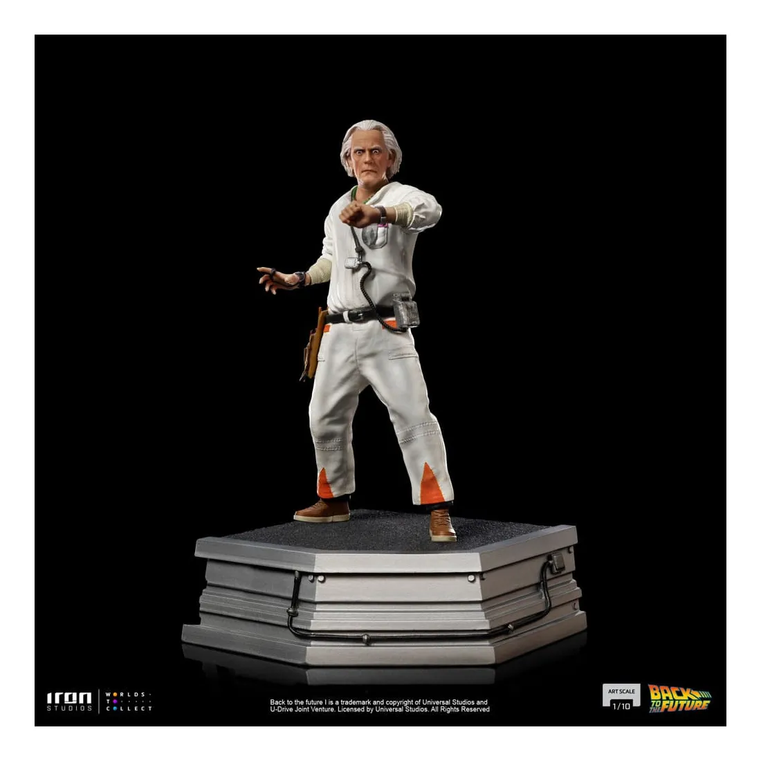 Retour Vers Le Futur - Art Scale 1/10 - Figurine Doc Brown PRÉCOMMANDE 3 Retour Vers Le Futur - Art Scale 1/10 - Figurine Doc Brown PRÉCOMMANDE