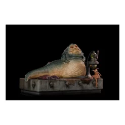 Star Wars - BDS Deluxe Art Scale 1/10 - Figurine Jabba The Hutt -YUGEN COLLECTIBLES Soldes star wars bds deluxe art scale 110 figurine jabba the hutt 11