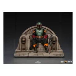 Star Wars: The Mandalorian - Deluxe Art Scale 1/10 - Figurine Boba Fett On Throne