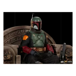 Star Wars: The Mandalorian - Deluxe Art Scale 1/10 - Figurine Boba Fett On Throne -YUGEN COLLECTIBLES Soldes star wars the mandalorian deluxe art scale 110 figurine boba fett on throne 5