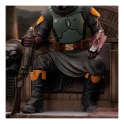 Gentle Giant Star Wars The Mandalorian - Premier Collection 1/7 - Figurine Boba Fett On Throne -YUGEN COLLECTIBLES Soldes star wars the mandalorian premier collection 17 figurine boba fett on throne 10