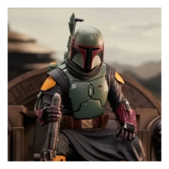 Gentle Giant Star Wars The Mandalorian - Premier Collection 1/7 - Figurine Boba Fett On Throne -YUGEN COLLECTIBLES Soldes star wars the mandalorian premier collection 17 figurine boba fett on throne 3
